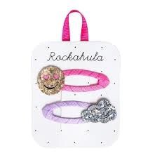 Rockahula Emoji Glitter Clips - Radish Loves