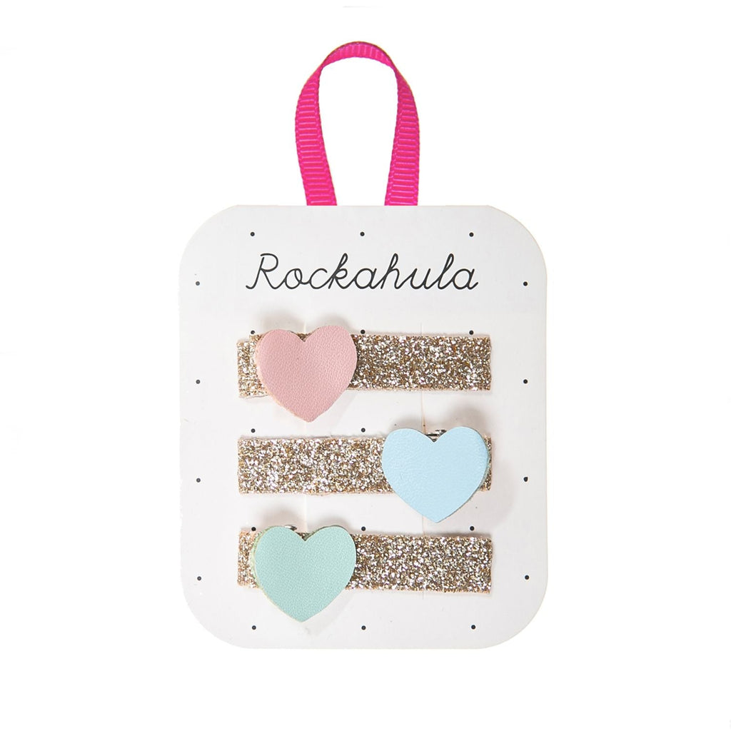 Rockahula Heart Bar Clips - Radish Loves