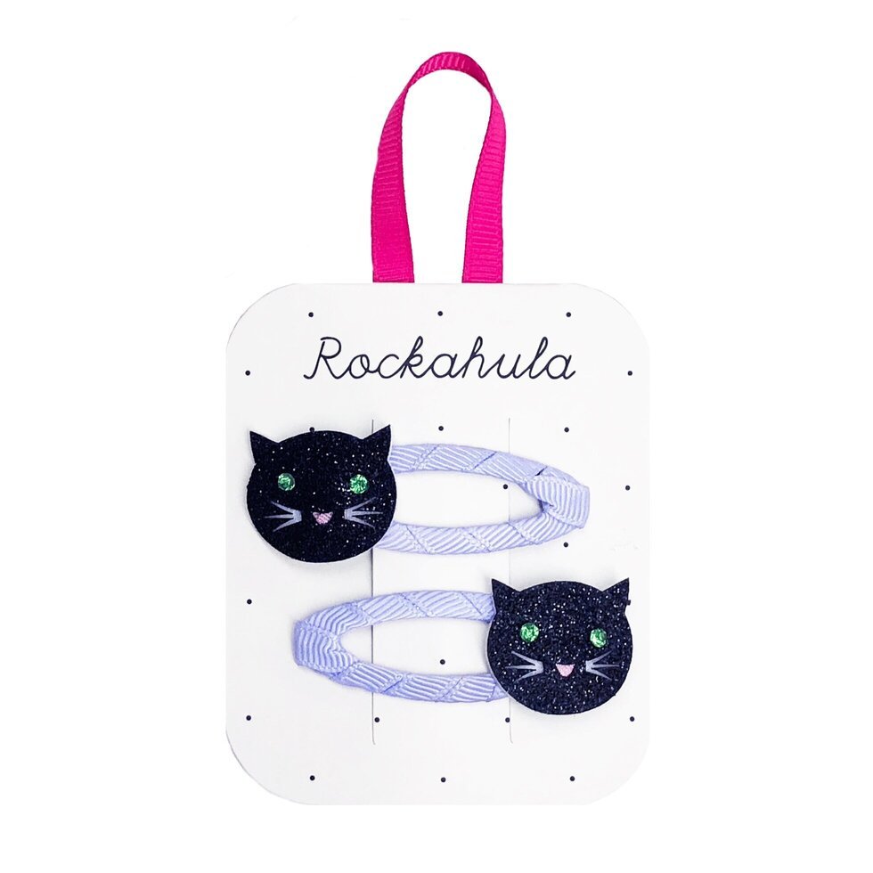 Rockahula Lucky Black Cat Clips - Radish Loves