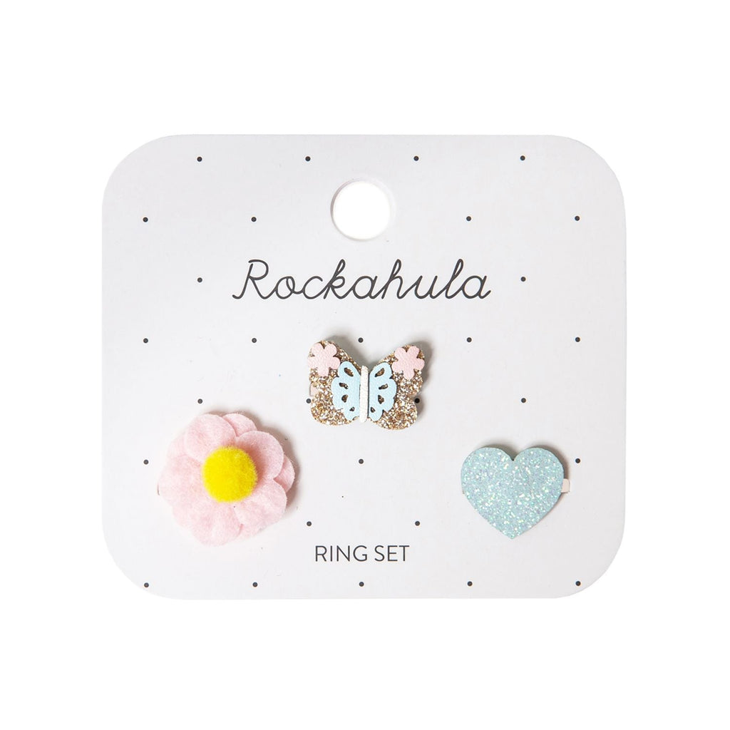 Rockahula Meadow Butterfly Ring Set - Radish Loves