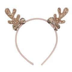 Rockahula Sparkly Reindeer Hairband Ears - Gold - Radish Loves
