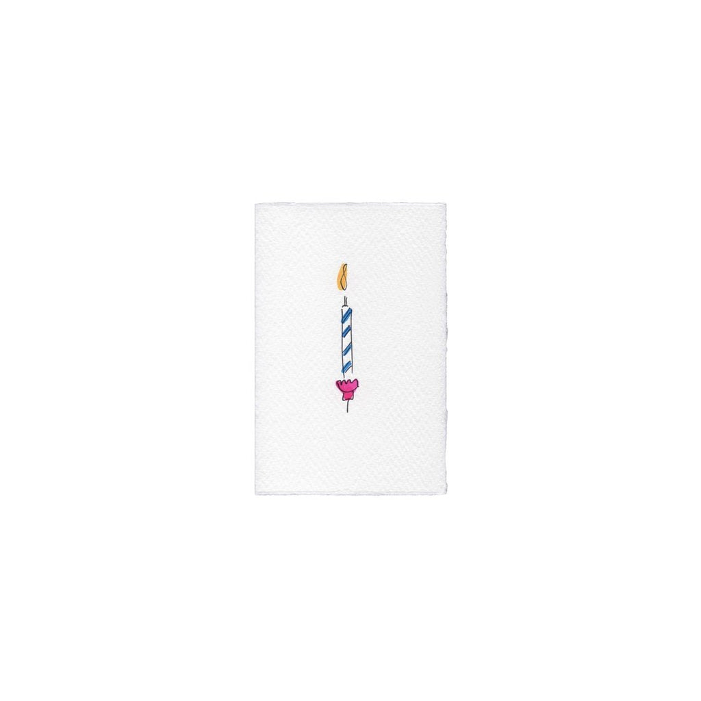 Scribble & Daub Birthday Candle Card - Radish Loves