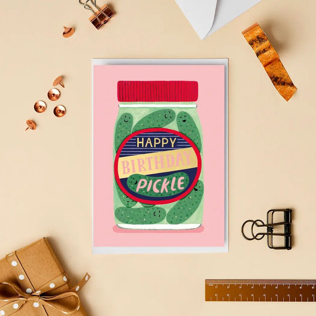 Stormy Knight Birthday Pickles Card - Radish Loves