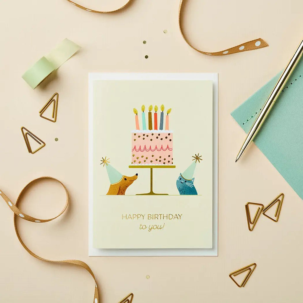 Stormy Knight Party Pets Birthday Card