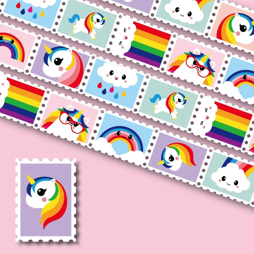 Studio Inktvis Unicorn Rainbow Stamp Washi Tape - Radish Loves