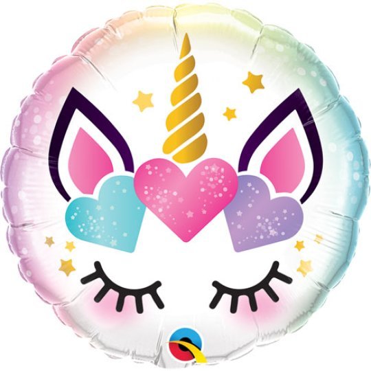 Unicorn Eyelashes Foil Balloon - 18 Inch - Radish Loves